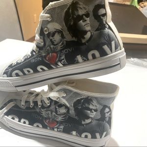 Bon Jovi high top sneakers unisex unbranded